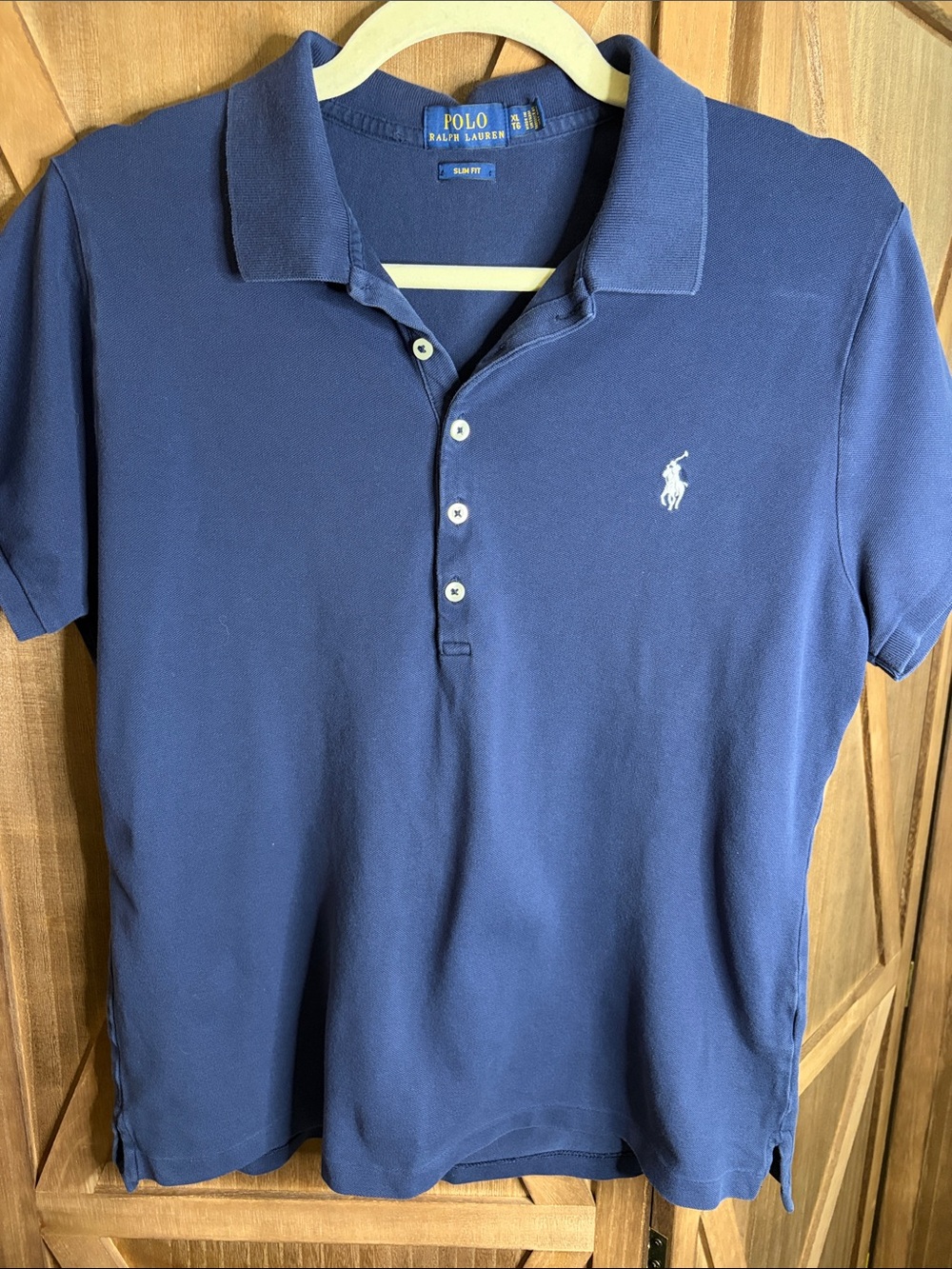 POLO RALPH LAUREN Navy Blue Classic Polo SIZE XL